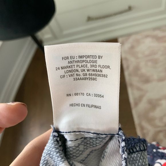 ANTHROPOLOGIE Postmark Winward Nautical Sailboat Halter Dress Women’s SZ USA 2 - Picture 7 of 16